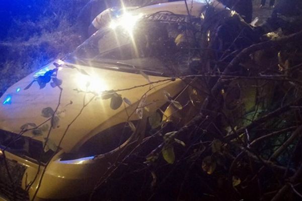 Samsun'da taksi takla attı: 1 kişi öldü, 2 kişi yaralandı