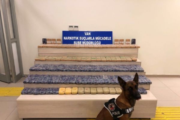 102 kilo eroin ele geçirildi