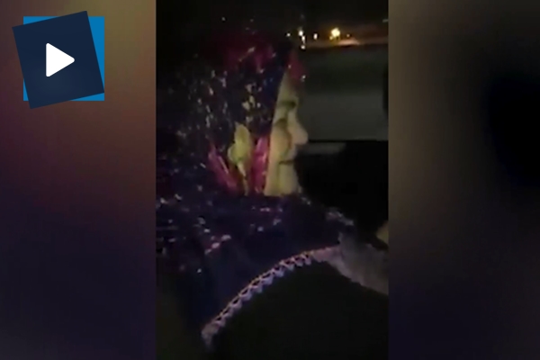 İlk kez araba süren Kastamonulu teyze kahkahaya boğdu