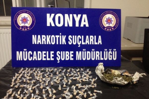 Konya'da zehir tacirlerine darbe: 5 kişi gözaltına alındı