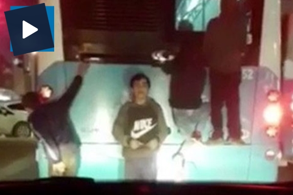 Ümraniye’de çocukların tehlikeli yolculuğu