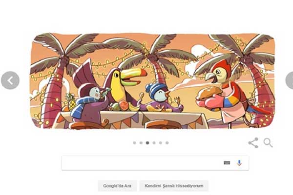 Yeni Yılın İlk Günü Google’a doodle oldu