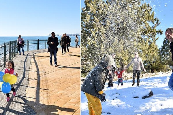 İki  mevsim bir arada