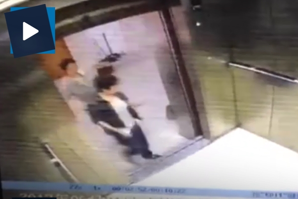 Dehşete düşüren asansör kazası kamerada!