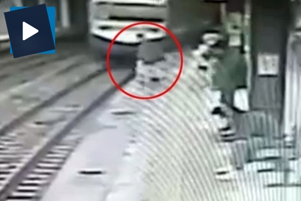 Trene binmek için acele edince canından oldu