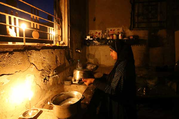 Gazze'de 'elektrik' protestosu