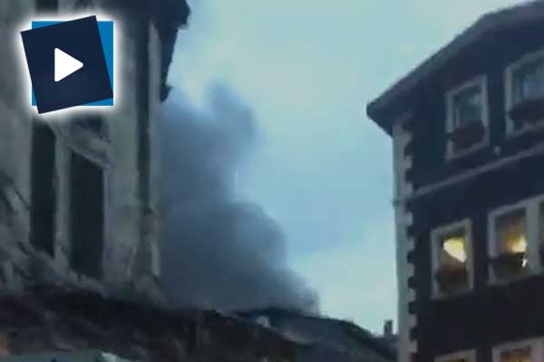 Kapalıçarşı yanında yangın!