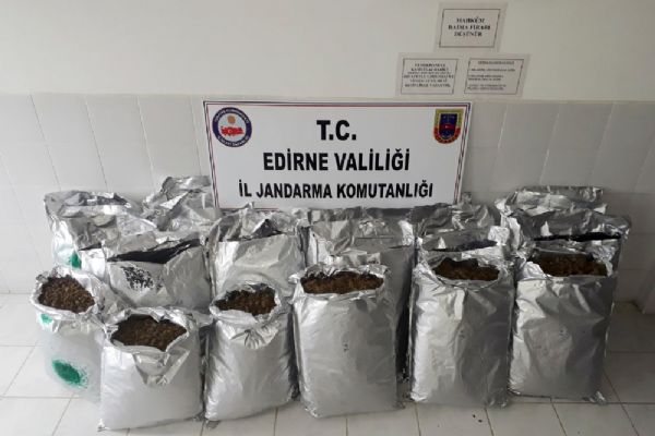 Edirne'de milyonluk uyuşturucu operasyonu!