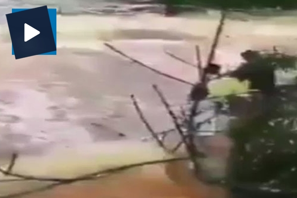 Tsunami kıyı şeridini böyle yuttu