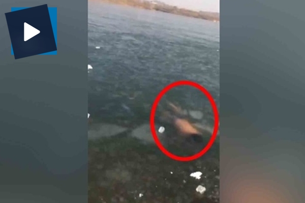 Buz kaplı gölün altında yüzen adam dehşeti yaşadı