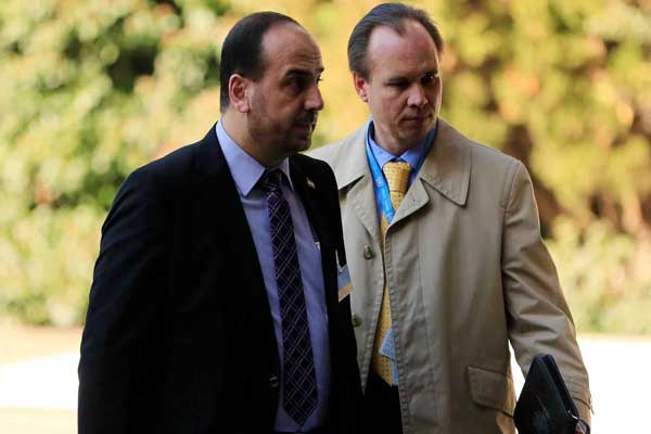 Suriye ana muhalefet liderinin Londra temasları sürüyor