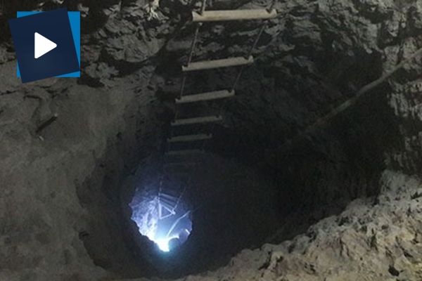 Define bulmak için 21 metre kazdılar yakalanınca rüşvet teklif ettiler