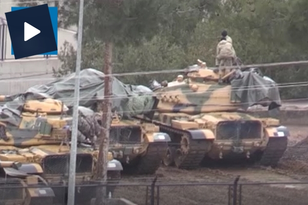 Suriye sınırına askeri sevkiyat devam ediyor