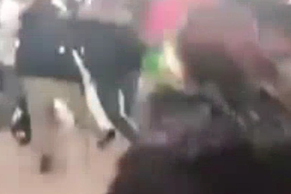 Afrin'i protesto eden PKK destekçilerine dayak