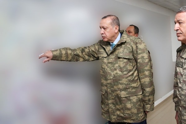 Cumhurbaşkanı Erdoğan operasyon bölgesinde!