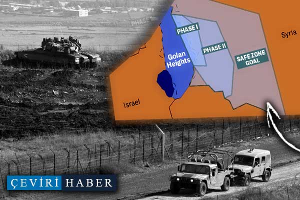 'İsrail, Suriye içerisine 40 km girdi, kendi 'güvenli bölgesini' oluşturuyor'