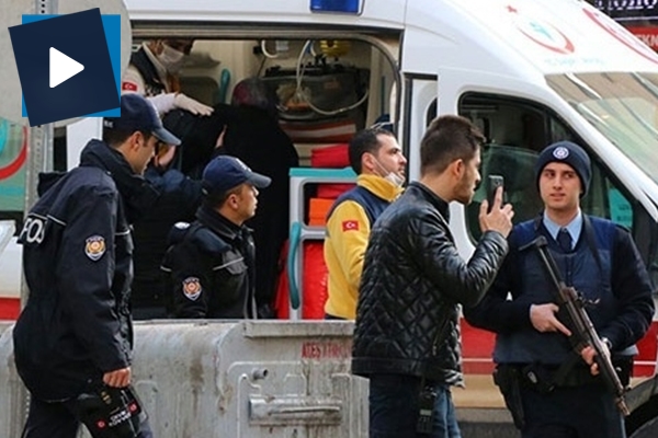 Genelkurmay Başkanı Akar'ın ziyareti esnasında Kilis Valiliği yanına roket düştü