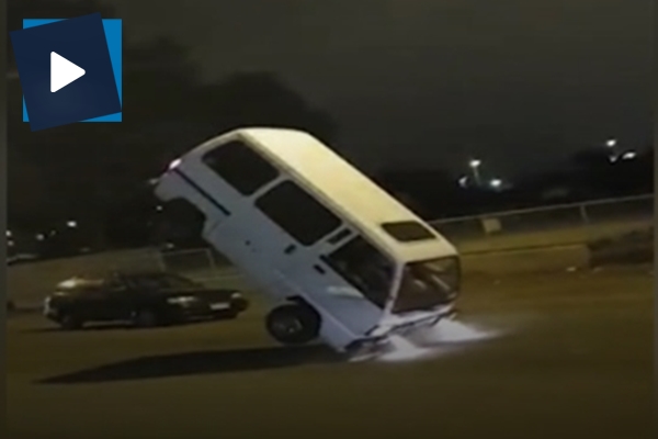 Böyle fren görülmedi!