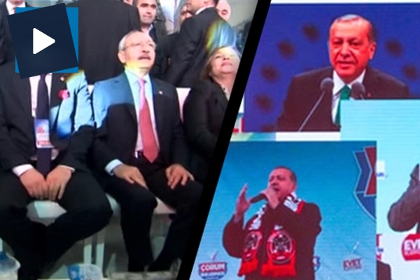 CHP Kurultayında Erdoğan sürprizi!