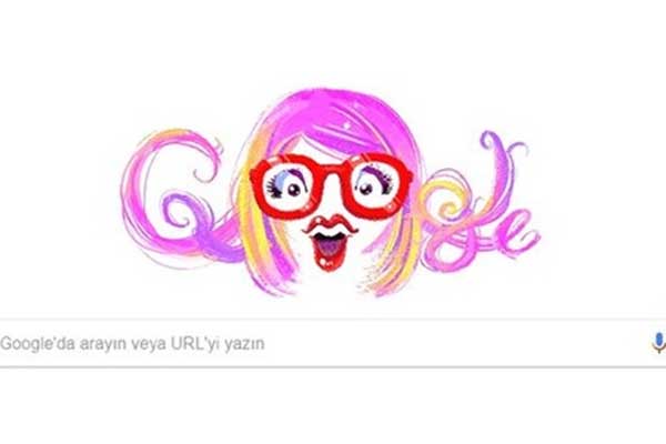 Google'dan Aysel Gürel doodle'ı