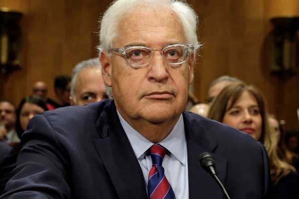 Filistin yönetimi: ABD'nin Tel Aviv Büyükelçisi ABD'yi mi yoksa İsrail'i mi temsil ediyor?