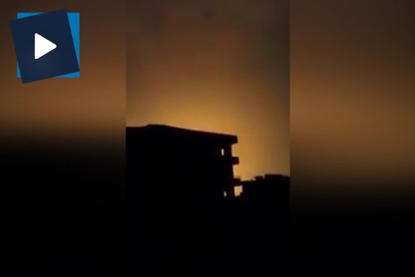 Komuta merkezi vuruldu, çekim yapan YPG'linin aklı gitti!