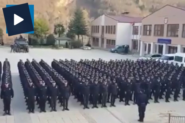 Trabzon Polis Özel Harekat'tan Afrin'e mesaj