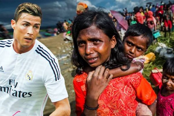 Ronaldo Müslüman çocukları unutmadı!