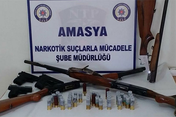 Amasya merkezli 4 ilde suç örgütü operasyonu