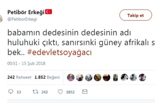 e-Devlet'in soyağacı sorgulamasında rastlanan değişik isimler