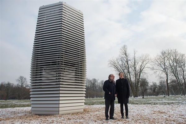 Krakow'da ilk kez kurulan Kirli Hava Temizleyici Kule