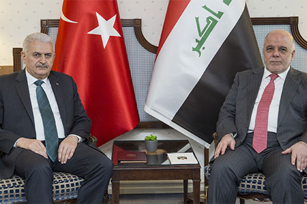 Başbakan Yıldırım, el-İbadi ile bir araya geldi