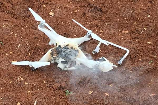 Afrin'de YPG'lilerin drone düşürdü