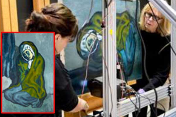 Picasso tablosunun altında gizli bir resim daha bulundu