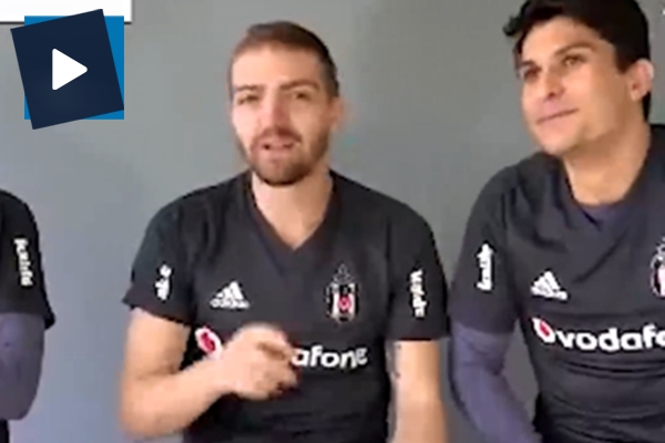 Beşiktaşlı futbolcuların Almanca ile imtihanı kahkahaya boğdu