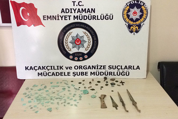 Adıyaman'da tarihi eser kaçakçılığı operasyonu