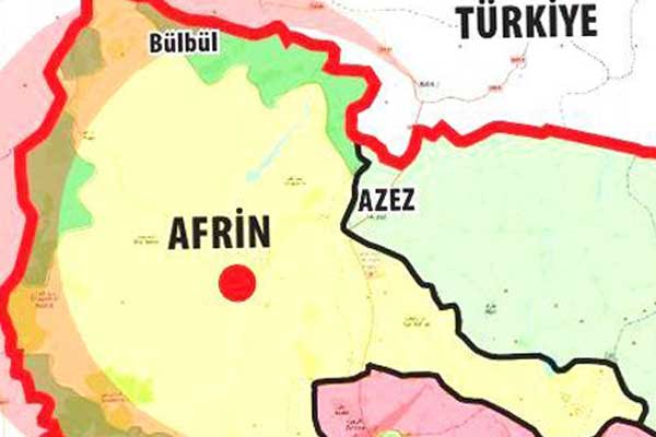 Afrin'de Hilal göründü