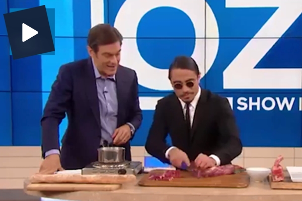 Nusret, dünyaca ünlü Türk Dr. Mehmet Öz'ün programında