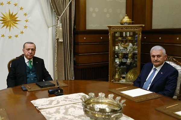 Cumhurbaşkanı Erdoğan, Yıldırım, Fidan ve Akar'ı ayrı ayrı kabul etti