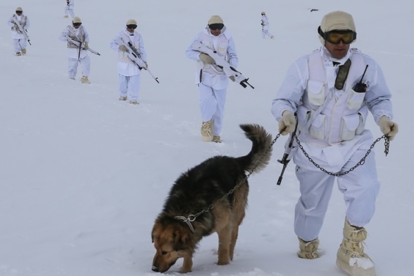 'Hudut kartalları' eksi 20 derecede vatan nöbetinde