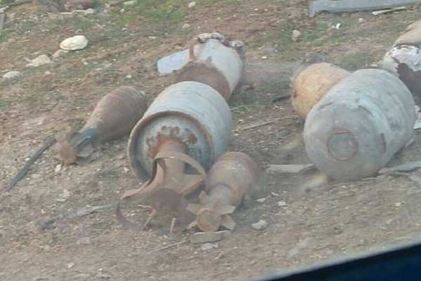 Suriye'de el yapımı patlayıcılar imha ediliyor