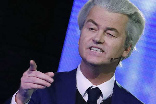 İslam karşıtı ırkçı lider Wilders'ten Putin'e övgü