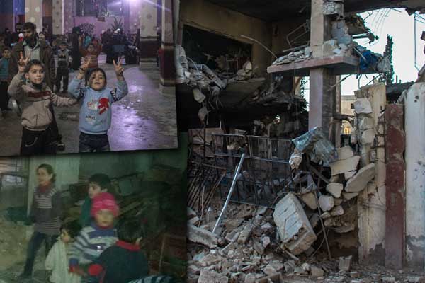 Doğu Guta'da yaşam manzaraları