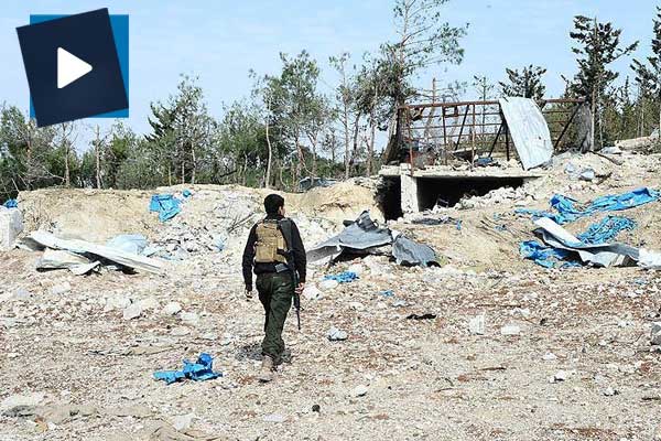 Bafilun Dağı'ndaki terör kampı görüntülendi