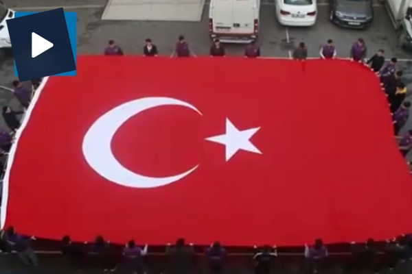 İmam Hatipli öğrencilerden komando marşlı dua