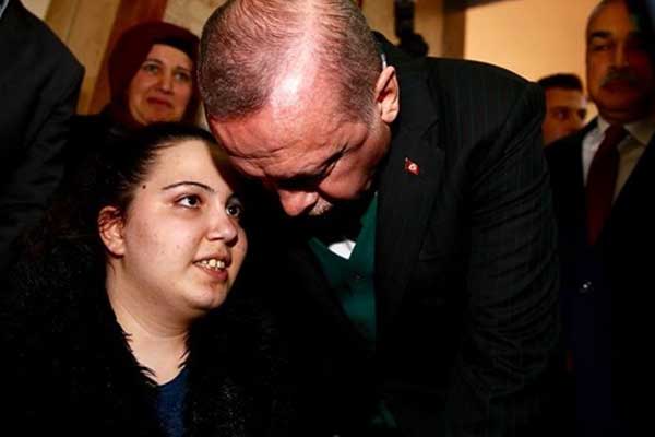Engelli Rabia, Cumhurbaşkanı Erdoğan ile görüştü