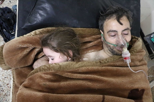 Doğu Guta'da zehirli gaz kullanıldı