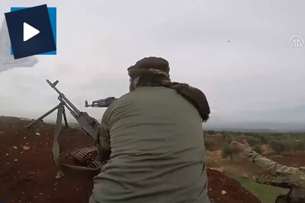 Afrin'de 5 köy daha temizlendi: Sıcak çatışma anları kamerada