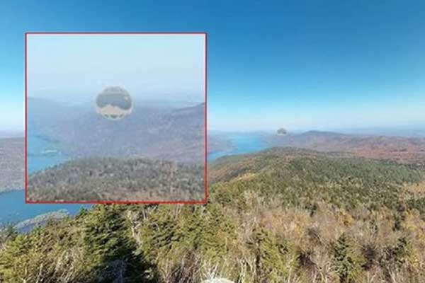 Google Street View'de esrarengiz bir cisim görüldü