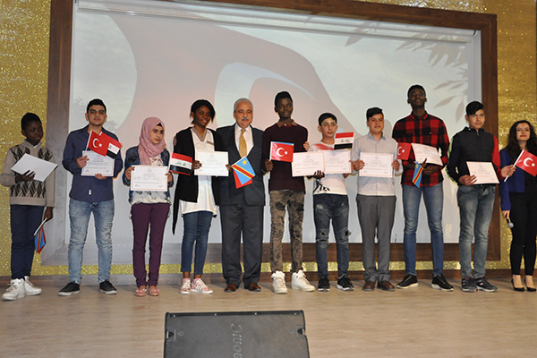 Türkçe öğrenen yabancı uyruklu öğrencilere sertifika